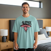 Load image into Gallery viewer, Space Cowgirl Graphic Design T-Shirt for Casual Wear
