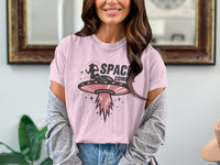 Load image into Gallery viewer, Space Cowboy Graphic Tee Classic Retro Style Shirt