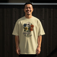 Load image into Gallery viewer, Skull and Flowers For You Graphic T-Shirt