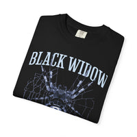 Load image into Gallery viewer, Black Widow Spider Shirt, Gothic Eye Graphic Tee