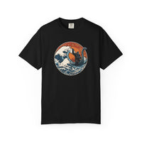 Load image into Gallery viewer, Japanese Dragon Wave T-Shirt | Vintage Art Graphic Tee