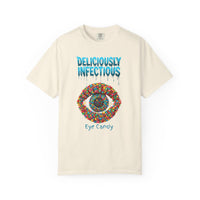 Load image into Gallery viewer, Ivory t-shirt with colorful design and text on a white background