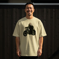 Load image into Gallery viewer, Gorilla Riding Motorcycle with Helmet T-Shirt