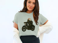 Load image into Gallery viewer, Gorilla Riding Motorcycle Graphic T-Shirt Product