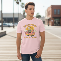 Load image into Gallery viewer, Please Donut Kill My Vibe Shirt – Funny Skeleton Donut Skateboard Tee