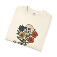 Load image into Gallery viewer, Skull Bouquet T-Shirts, Skeleton Hand Flowers Tee