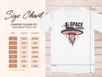 Load image into Gallery viewer, Space Cowgirl Graphic Tee Comfort Colors Shirt