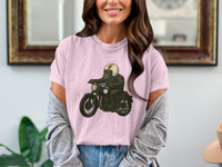 Load image into Gallery viewer, Vintage Style Gorilla Riding Motorcycle T-Shirt