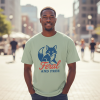 Load image into Gallery viewer, Feral and Free Fox T-Shirt, Wild Spirit Animal Tee
