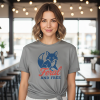 Load image into Gallery viewer, Feral and Free Fox T-Shirt, Wild Spirit Animal Tee