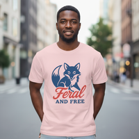 Load image into Gallery viewer, Feral and Free Fox T-Shirt, Wild Spirit Animal Tee